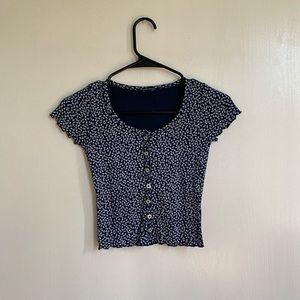 Dark blue Brady m. Baby tee